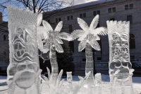 Hawiian Ice Sculpture (Visit St Paul)