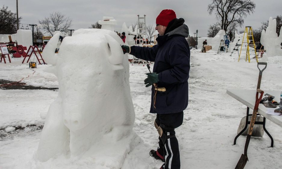 Amateur Snow Sculpting Contest